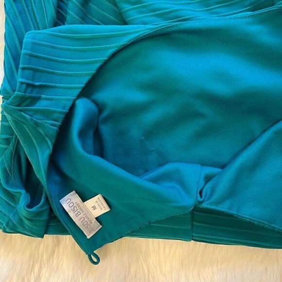 Bisou Bisou Michelle Bohbot Women's Teal Peplum - Picture 8 of 8